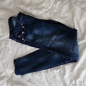 True Religion Low rise Moto Skinny